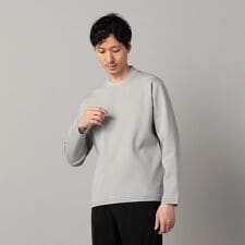 ミラノリブ クルーネックニット