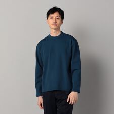 ミラノリブ クルーネックニット