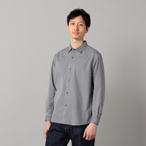 コムサ・メン（COMME CA MEN）/浜松産　ギザコットン　ギンガムチェック レギュラーカラーシャツ 浜松産 ギザコットン ギンガムチェック レギュラーカラーシャツ