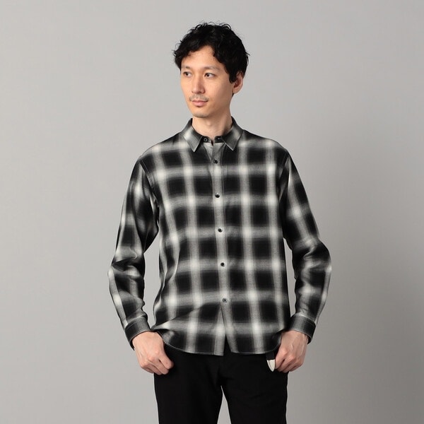 トリコットストライプSLIMMODELレギュラーカラーシャツ | コムサ・メン