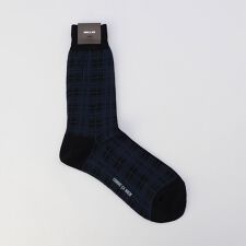 チェック柄 クルーソックス