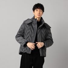 矢振柄 3D ダウンブルゾン