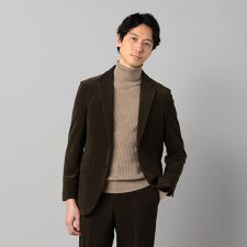 【セットアップ対応】福井産トリコットコーデュロイ テーラードジャケット