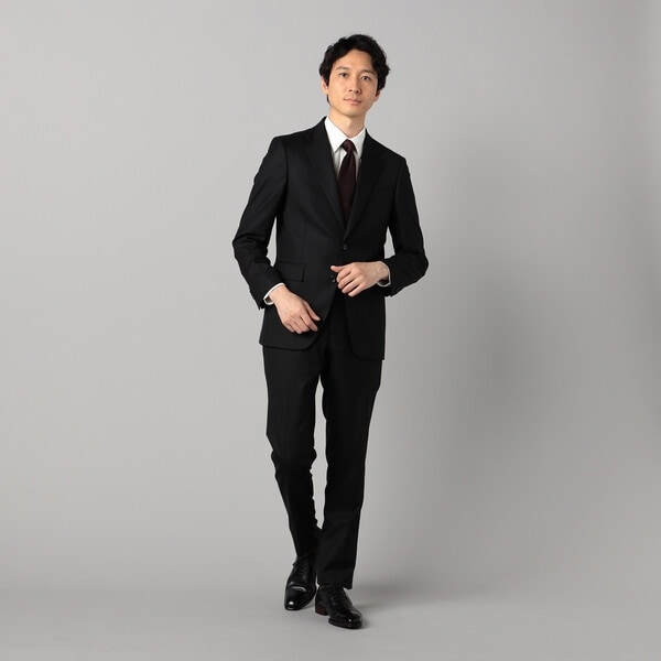 YUNSA ウインドペン／かすれチェック クラシック3ピーススーツ