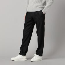 尾州産裏起毛 2WAYストレッチ タックパンツ