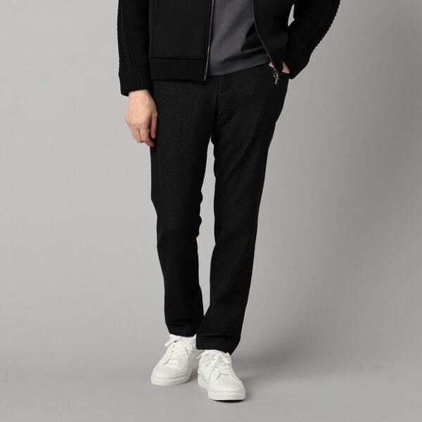 セットアップ対応】尾州産 クラシックウールギャバ 2タックパンツ