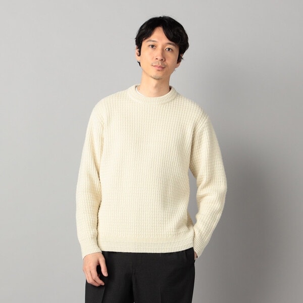 ベビーアルパカ ワッフルニット | コムサ・メン(COMME CA MEN