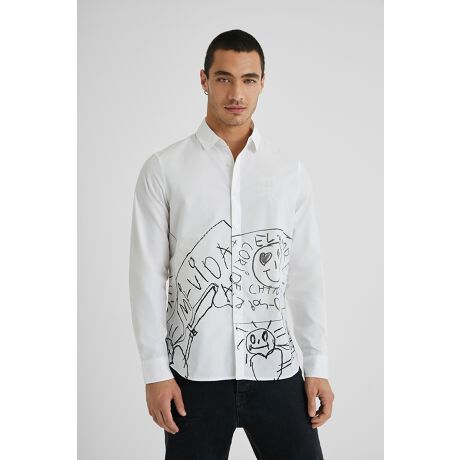 イラストプリント入りメンズレギュラーシャツ デシグアル Desigual 21wmcw73 ファッション通販 マルイウェブチャネル イラストプリント入りメンズレギュラーシャツ デシグアル Desigual 21wmcw73 ファッション通販 マルイウェブチャネル