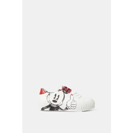 ミッキーマウスのビンテージイラスト入りレディーススニーカー デシグアル Desigual 21wskp27 ファッション通販 マルイウェブチャネル