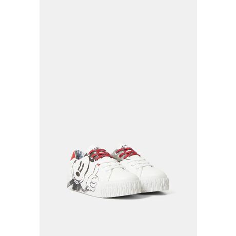 ミッキーマウスのビンテージイラスト入りレディーススニーカー デシグアル Desigual 21wskp27 ファッション通販 マルイウェブチャネル