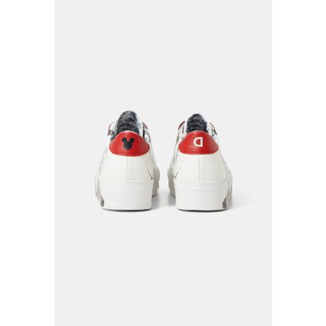 ミッキーマウスのビンテージイラスト入りレディーススニーカー デシグアル Desigual 21wskp27 ファッション通販 マルイウェブチャネル