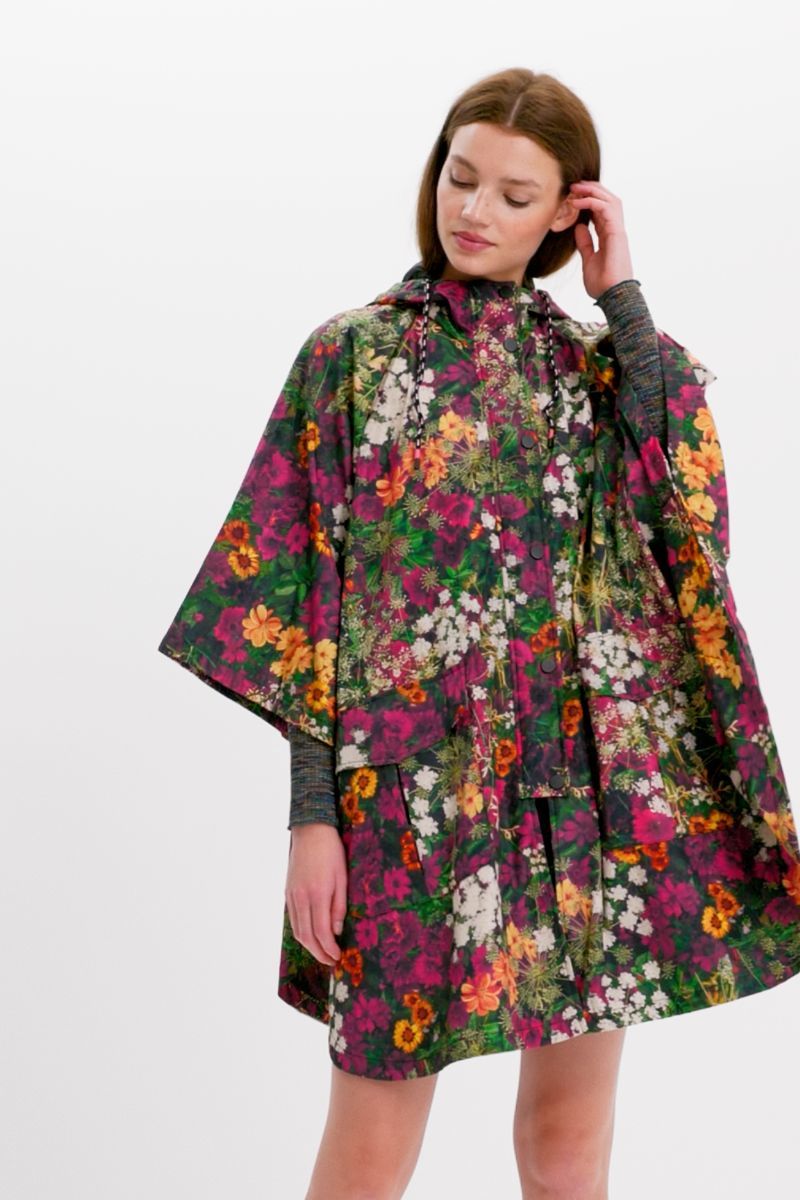 小花 レインコート | デシグアル(Desigual) | マルイウェブチャネル