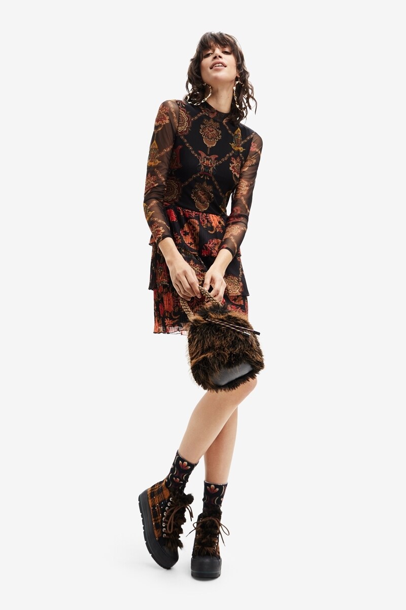 ショート チュニックワンピース | デシグアル(Desigual) | 22WWVK40 