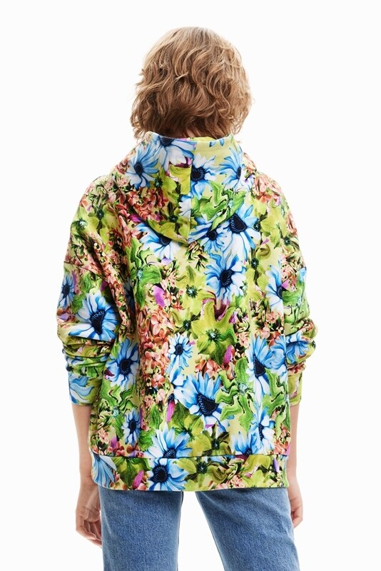 花柄 オーバーサイズ フーディ | デシグアル(Desigual) | マルイウェブ