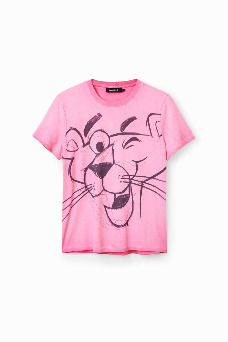 Pink Panther コントラストTシャツ | デシグアル(Desigual) | 23SWTK81