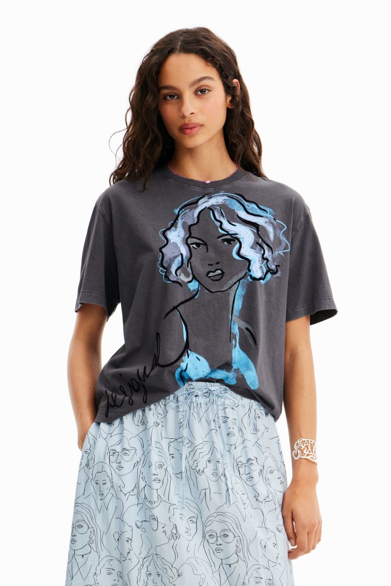 【デシグアル】ガールイラスト Tシャツ ガールイラスト Tシャツ | デシグアル(Desigual) | マルイウェブ