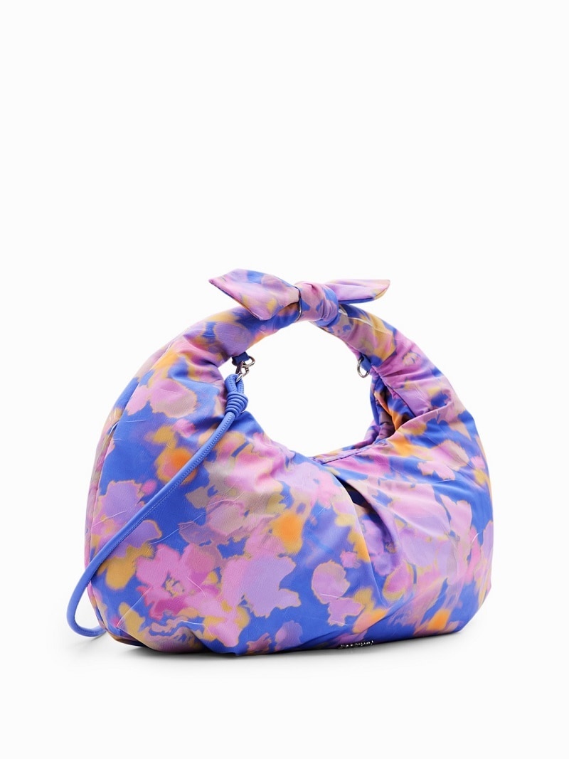 デシグアル Desigual ふかふか ミドルバッグ （グレー/ブラック）