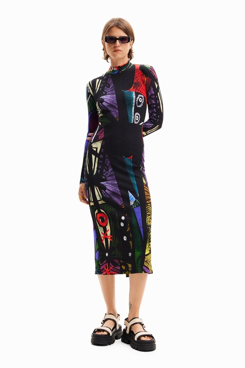 M. Christian Lacroix アーティ ミディワンピース | デシグアル