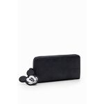 ミッキーマウス チャーム付き 型押 長財布 ALL MICKEY FIONA PU 
