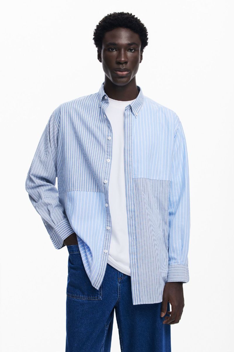 DESIGUAL - デシグアル Desigual シャツロングスリーブ アシメトリーシャツ　XS DESIGUAL - デシグアル Desigual シャツロングスリーブ