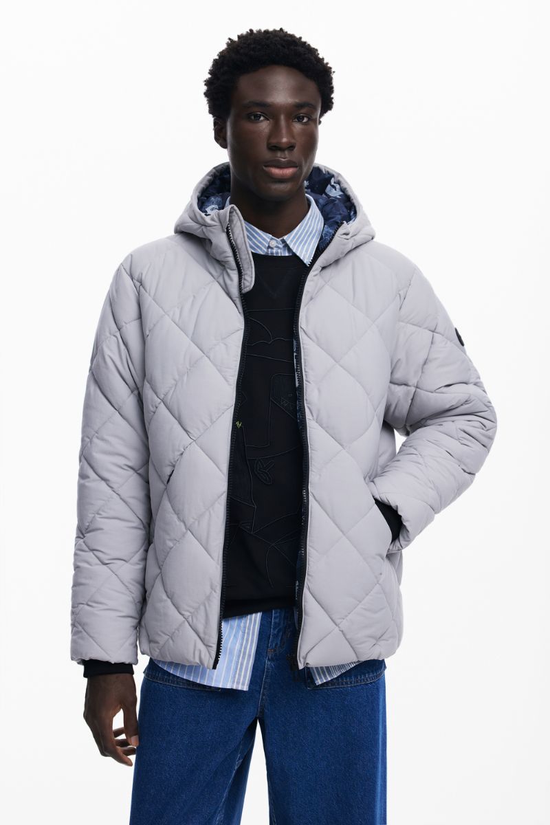 HUGE パッド入りロングオーバーコート | デシグアル(Desigual