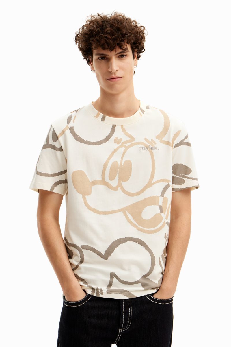 花モチーフ オーバーサイズTシャツ | デシグアル(Desigual