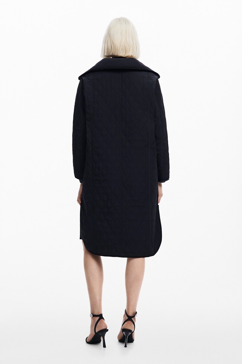 ODENSE パッド入りロングオーバーコート | デシグアル(Desigual