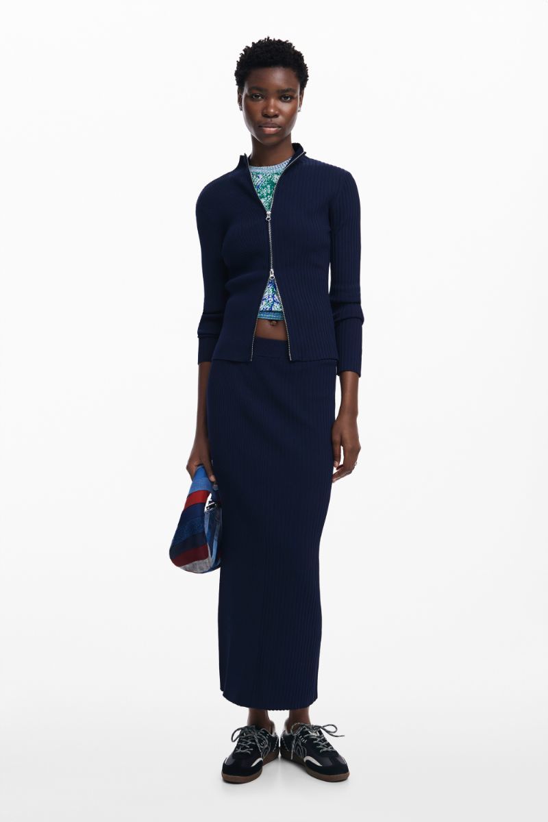 ニット セーター JERSROMA ヘビーゲージジャケット レディース Desigual ニット セーター JERSROMA ヘビーゲージジャケット