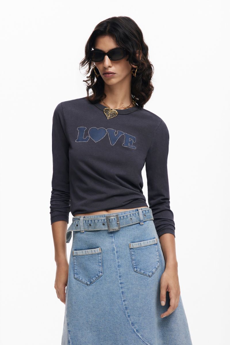 CARLA Tシャツロングスリーブ CARLA Tシャツロングスリーブ（Tシャツ/カットソー）｜Desigual