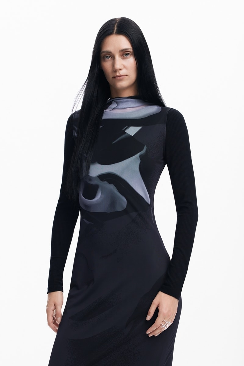 FORT WORTH ワンピースロングスリーブ | デシグアル(Desigual