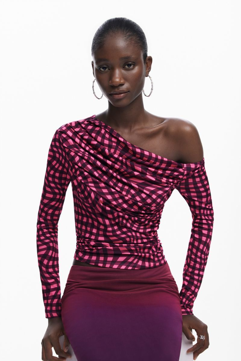 デシグアル（Desigual）/ギャザーオフショルダートップス ギャザーオフショルダートップス | デシグアル(Desigual) | マルイ