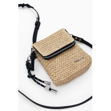 ラフィアのミニショルダー スマホケース