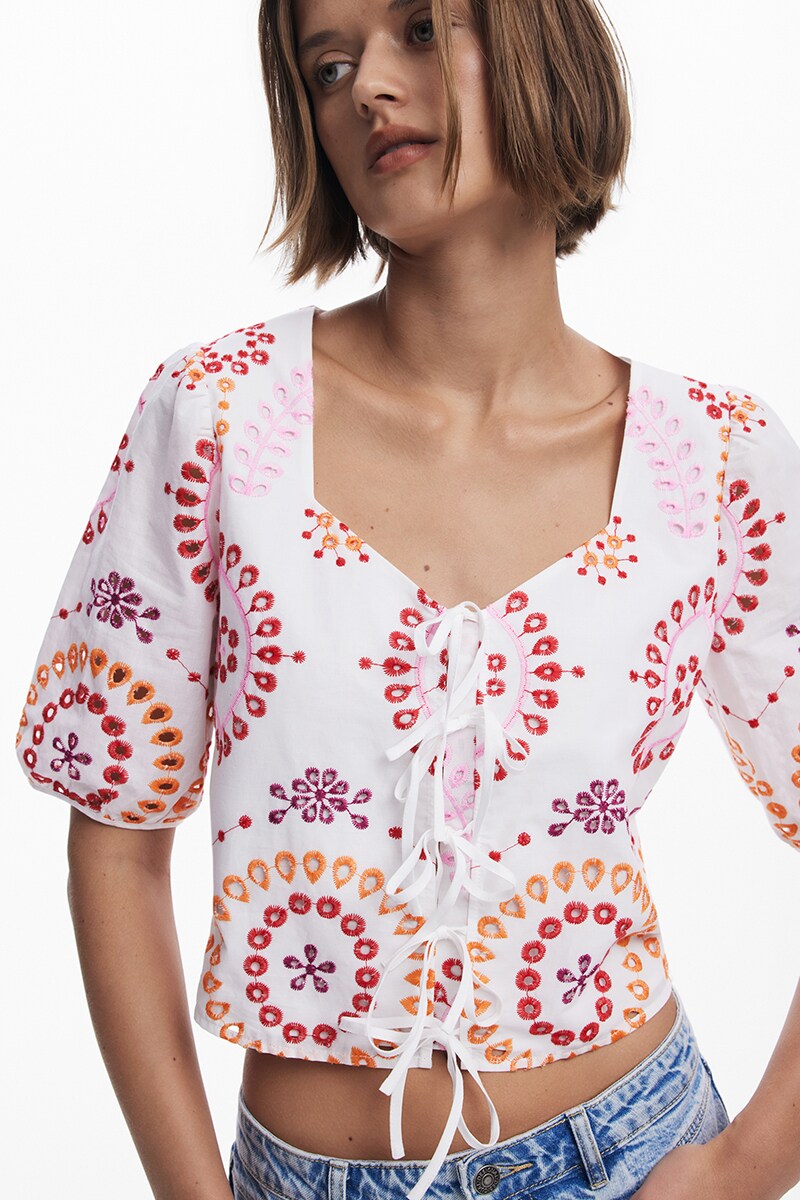 LAZOS ショートスリーブブラウス | デシグアル(Desigual) | マルイ