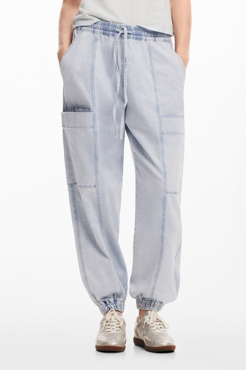 デシグアル（Desigual）/ジョージア ライトデニム カーゴジョガーパンツ ジョージア ライトデニム カーゴジョガーパンツ | デシグアル(Desigual