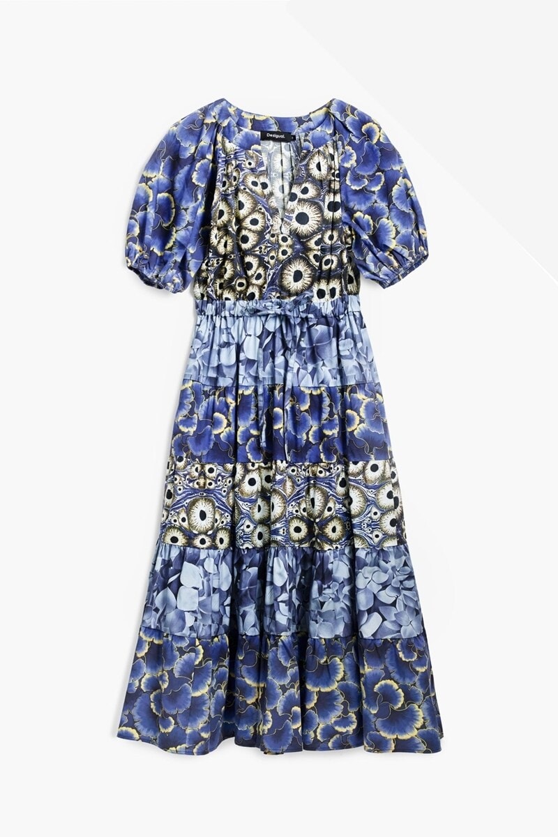 FIONAPOSTCARDS ロングスリーブワンピース | デシグアル(Desigual