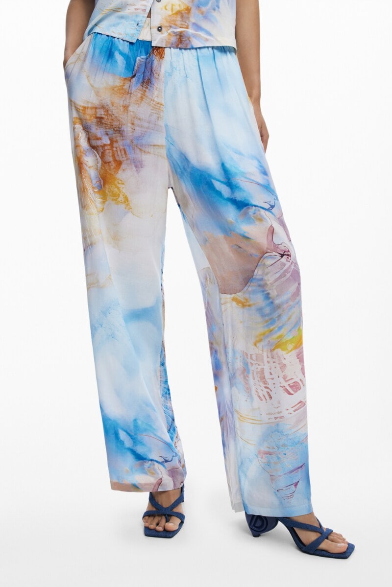 デシグアル（Desigual）/シェル柄 ワイドパンツ シェル柄 ワイドパンツ | デシグアル(Desigual) | マルイウェブチャネル