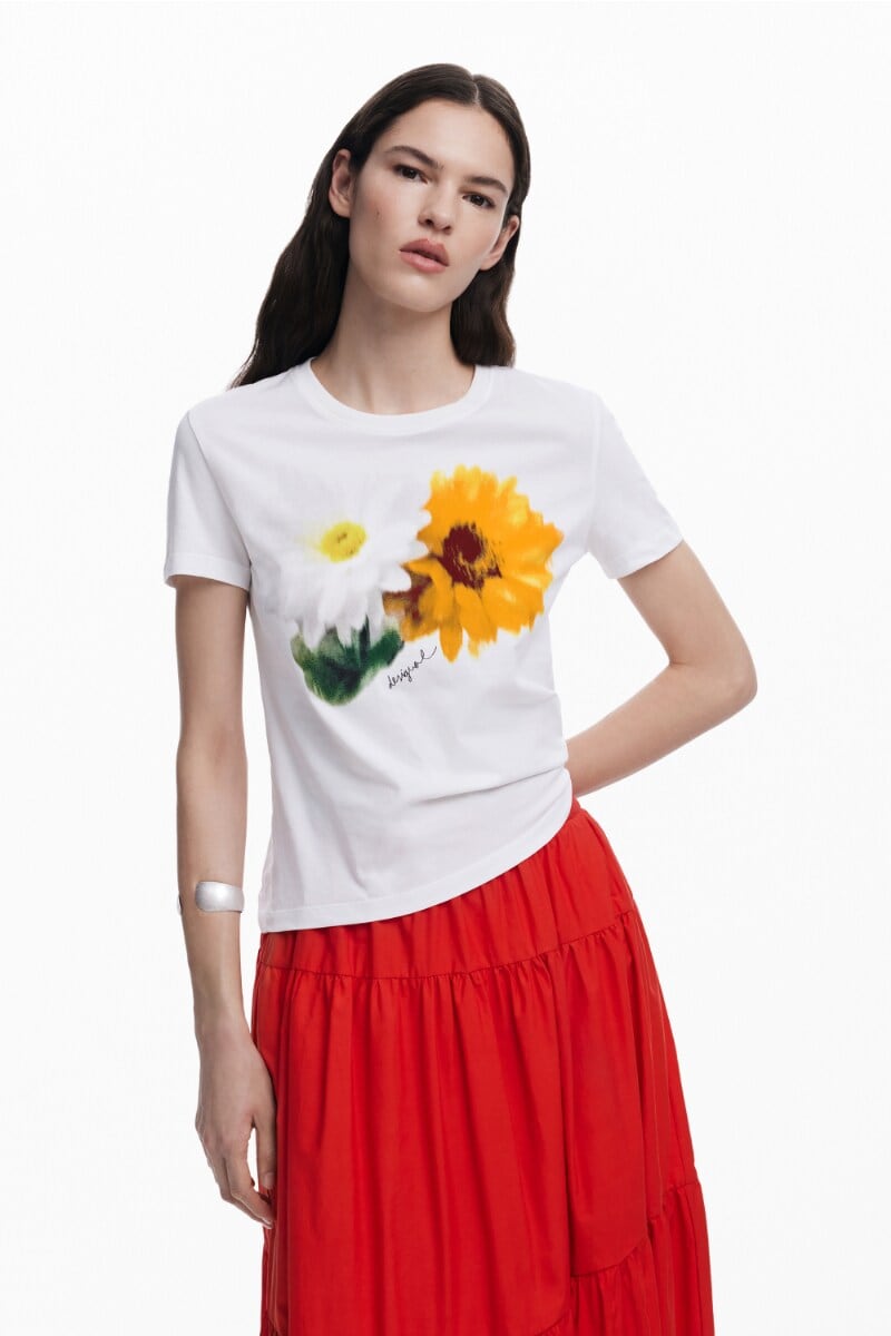 スペイン デシグアル レディース マルチカラー Tシャツ Sの通販