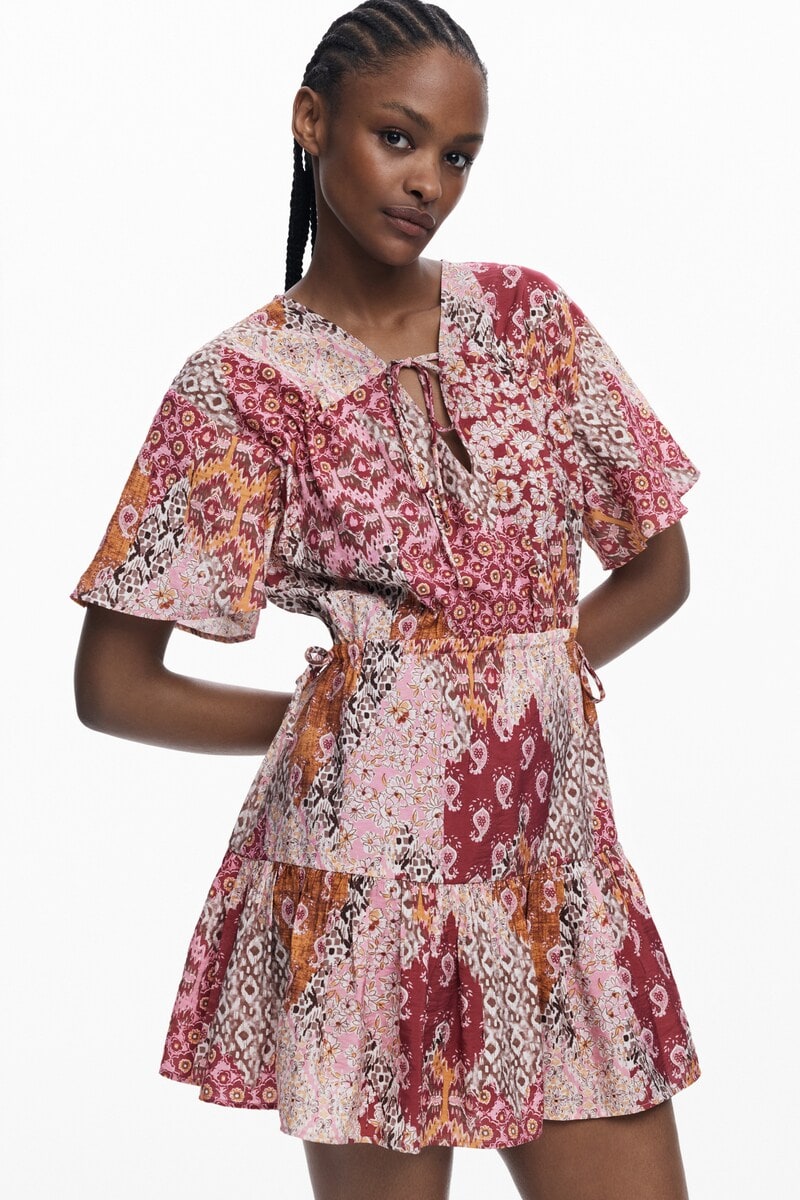 5サイズ展開/XS/XL】オーキッドマキシドレス | デシグアル(Desigual