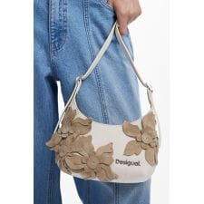 デシグアル(Desigual)のリアルレザーフラワーミニバッグ 2WAY
