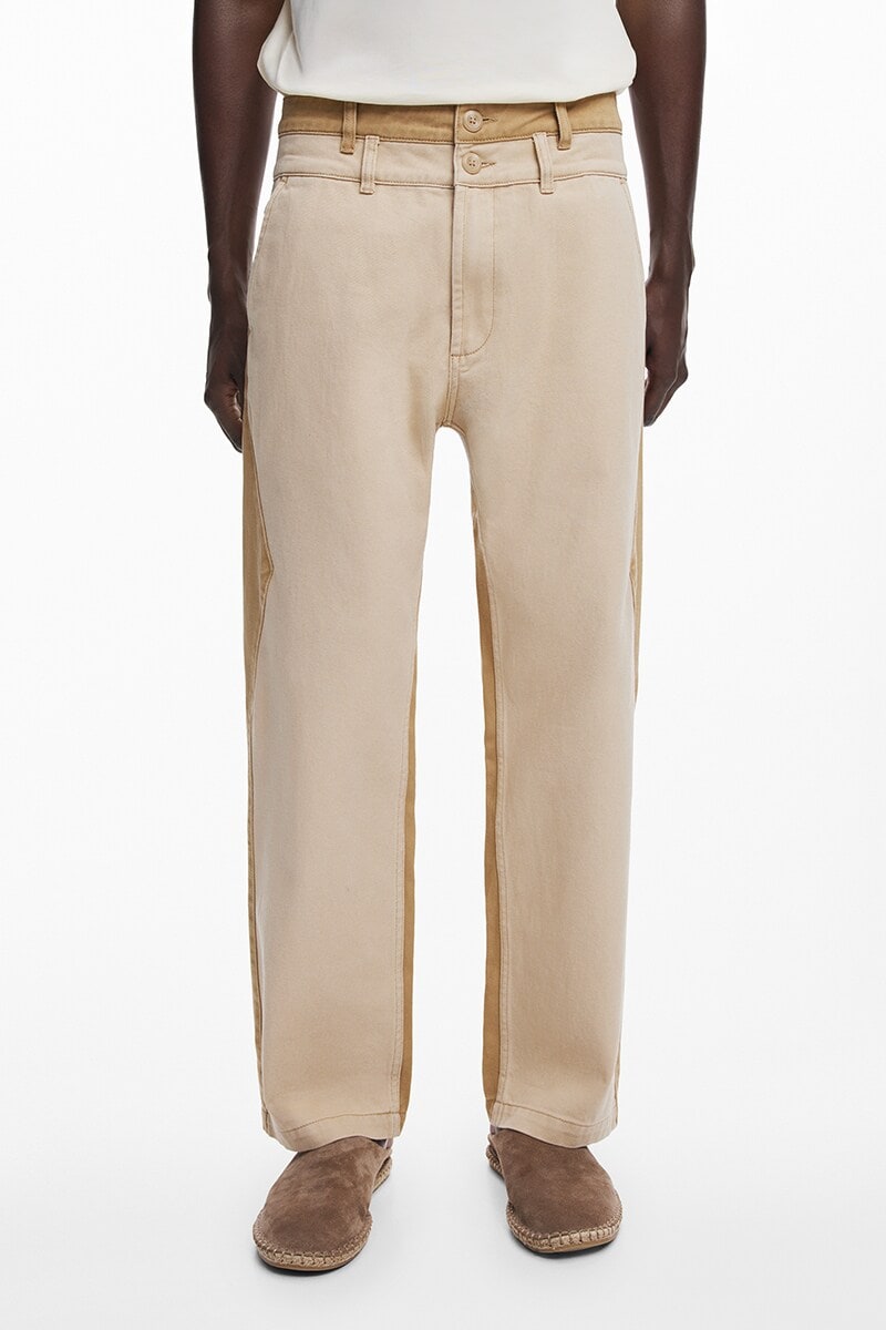 デシグアル（Desigual）/【6サイズ展開/28/38】ダブルウエストデニムパンツ 6サイズ展開/28/38】ダブルウエストデニムパンツ | デシグアル