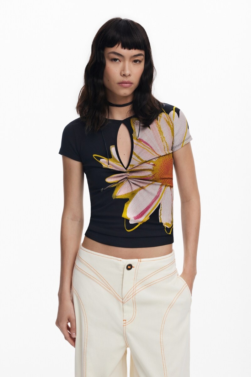 M. Christian Lacroix メリヤス編みTシャツ | デシグアル