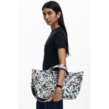 デシグアル(Desigual)の【大容量】ショルダーストラップ付き 編み込みミディアムショッパーバッグ