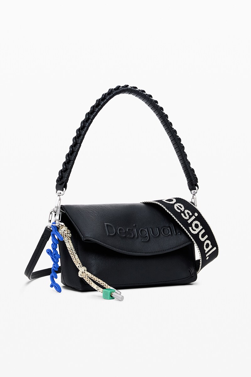 ［美品］Desigual 3wayバッグ 3WAY ミディアム3Dロゴフラップバッグ | デシグアル(Desigual