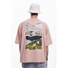 【4サイズ展開/S/XL】コラージュ半袖Tシャツ