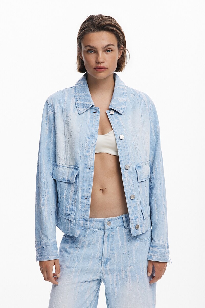 23区 デニムジャケット ストレッチデニム 1st Gジャン 洗える】23区DENIM ストレッチ ジャケット / 23区