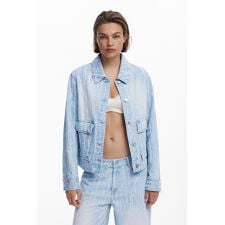 【5サイズ展開/XS/XL】デニムジャケット ポケット付き