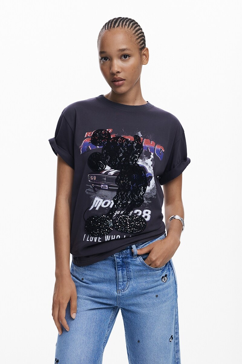 I Love You Lot Tシャツ ミッキー FREEサイズ Mickey&Friends design Baseball Collection」キッズTシャツ