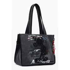 デシグアル(Desigual)の【A4収納可/大容量】ミッキーデニムトートバッグ
