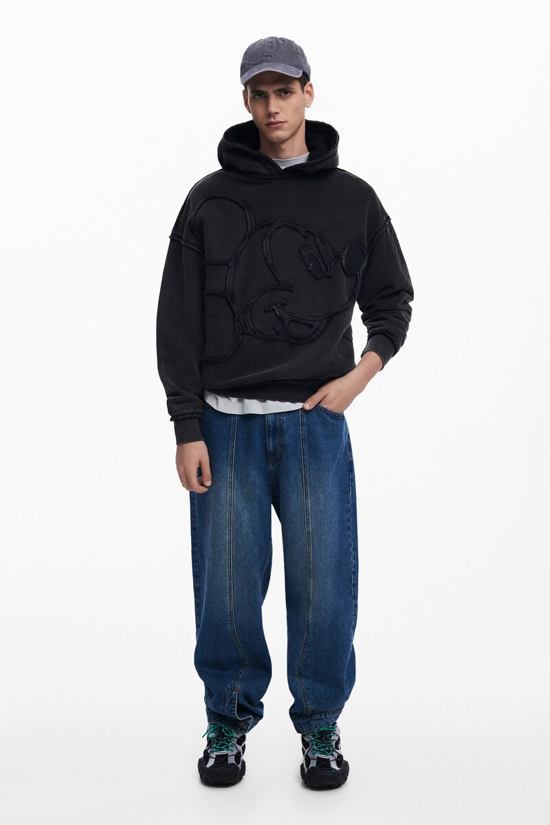 4サイズ展開/S/XL】ミッキーマウスのフーディースウェットパーカー