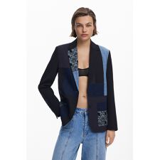 【5サイズ展開/XS/XL】パッチワークジャケット